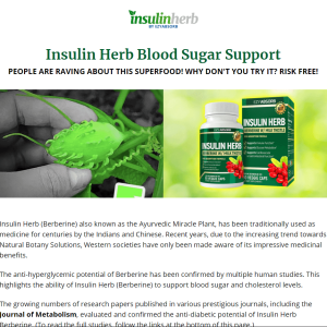 Navigating Blood Sugar Balance: An In-Depth Insulin Herb Review