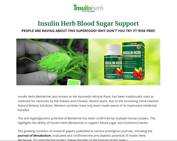 Navigating Blood Sugar Balance: An In-Depth Insulin Herb Review